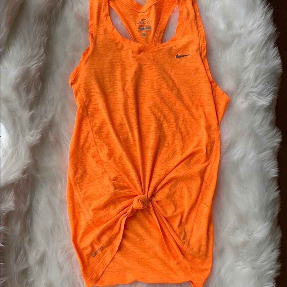NIKE dry fit orange tank
